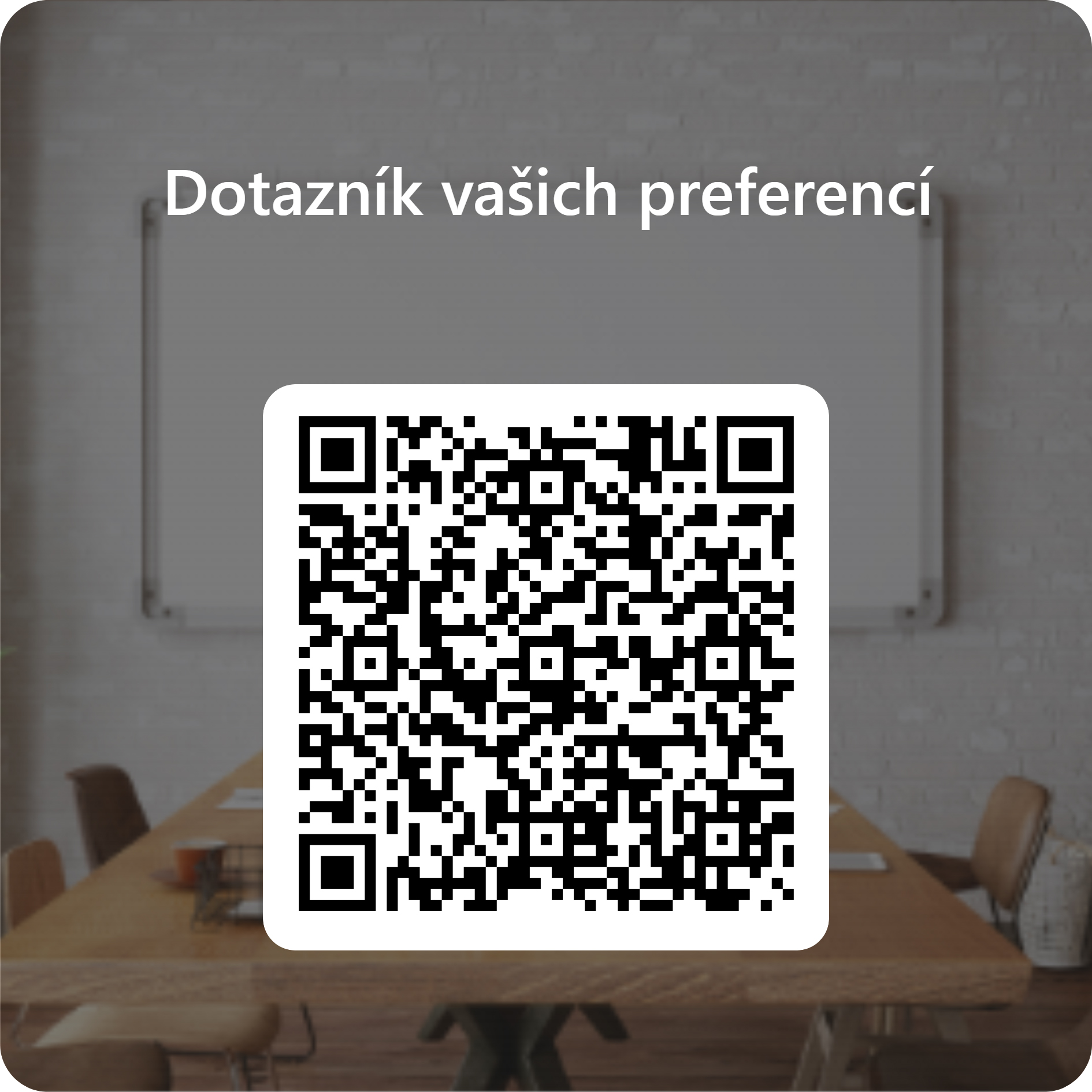 qr dotaznik preferencí