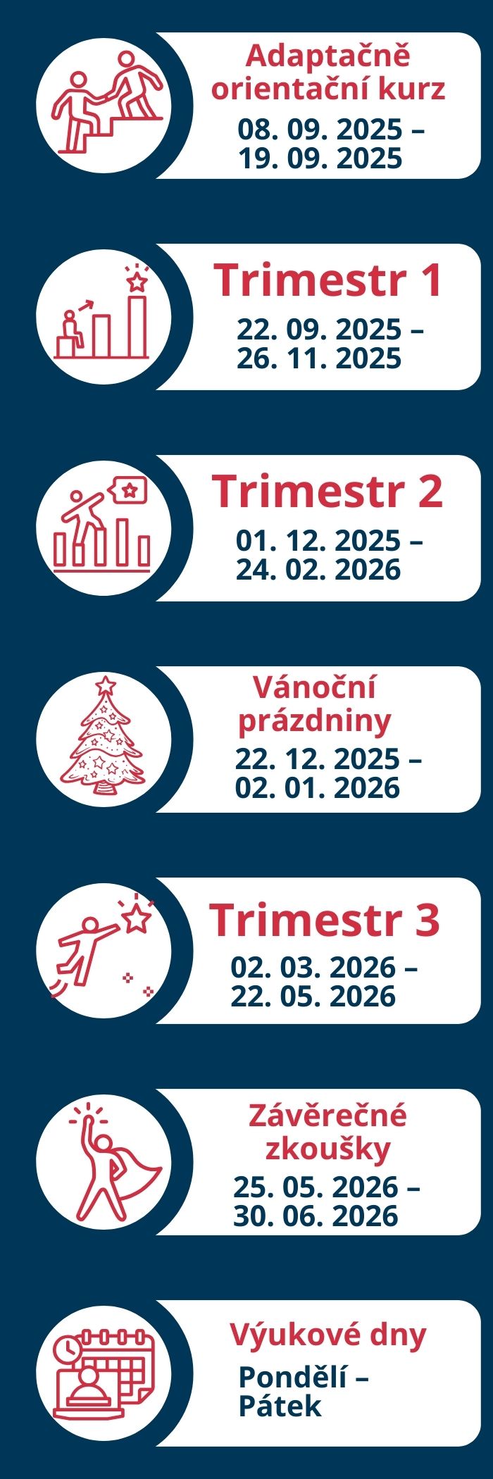 Timetable right hand column cz